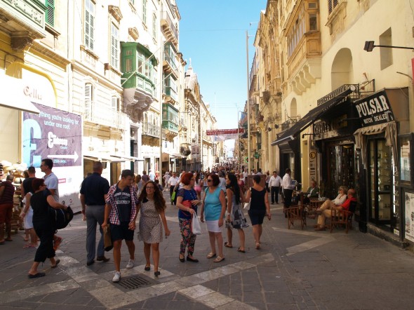 Winkelstraat Valletta